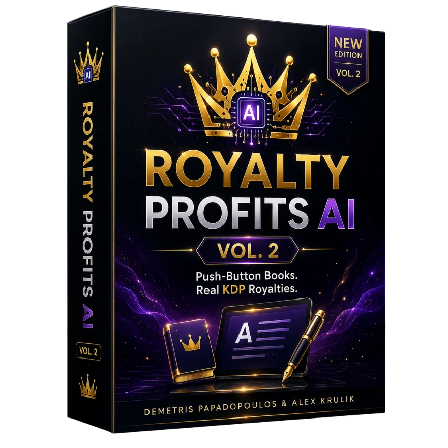 Royalty Profits AI (6-minute book publisher - No writing needed)