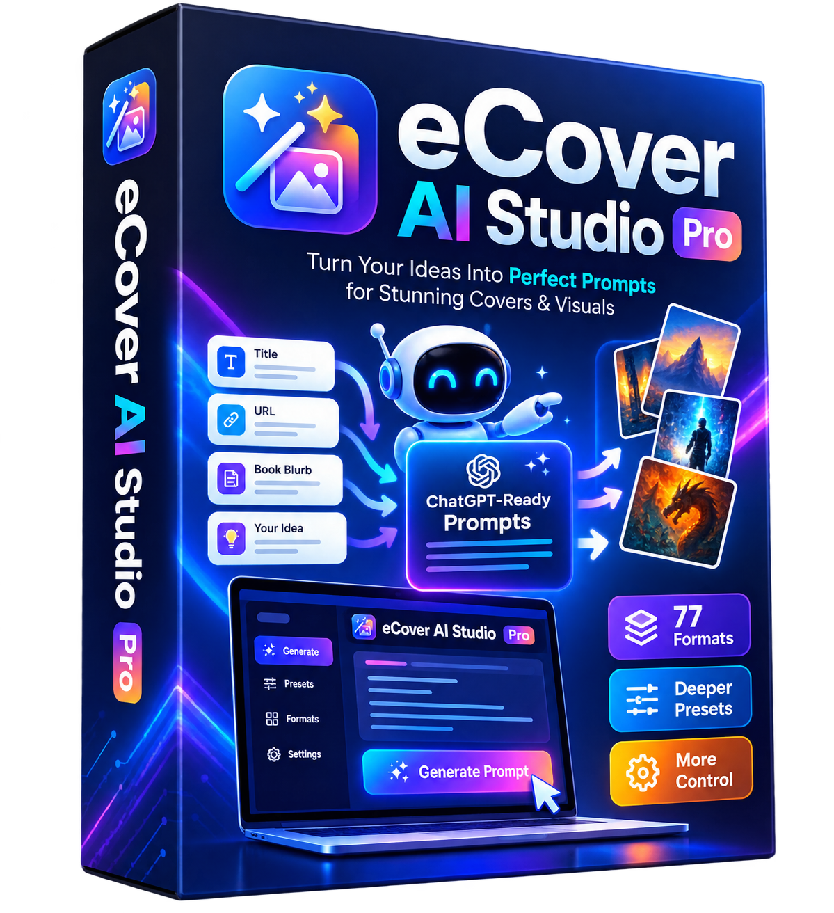 eCover AI Studio Pro Edition